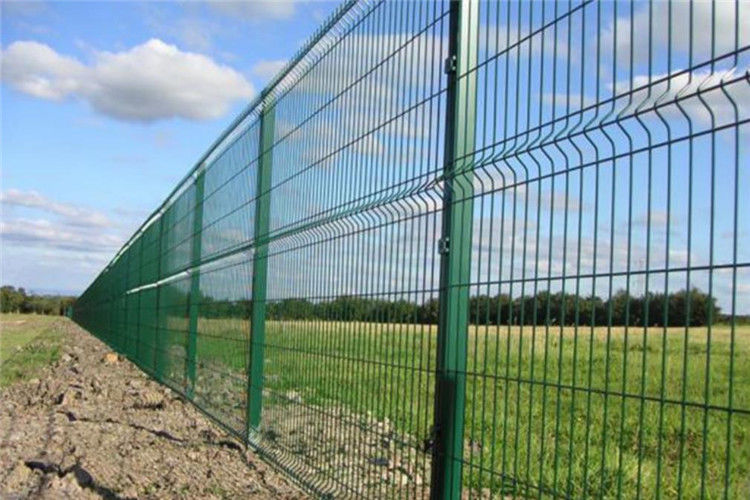 3D Welded Mesh Fencing Hot Dipped Galvanized RAL Color Customized