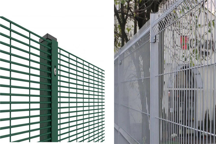 V Profiled Welded Mesh Fencing 50x50mm 50x100mm 3D Curved Fence