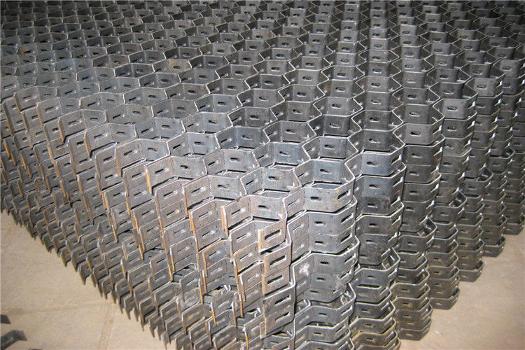 50x50mm Hex Mesh Refractory Thickness 2.0mm Customized With Stainless Steel Material